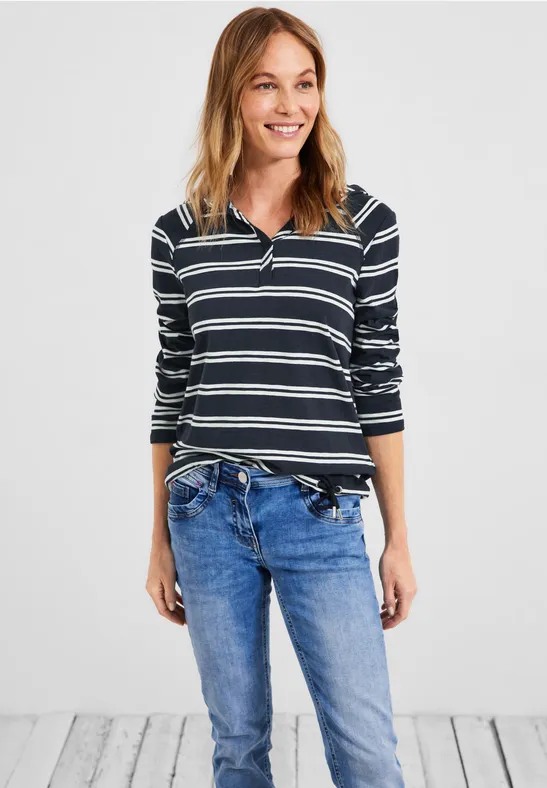 Sweatshirt mit Streifen